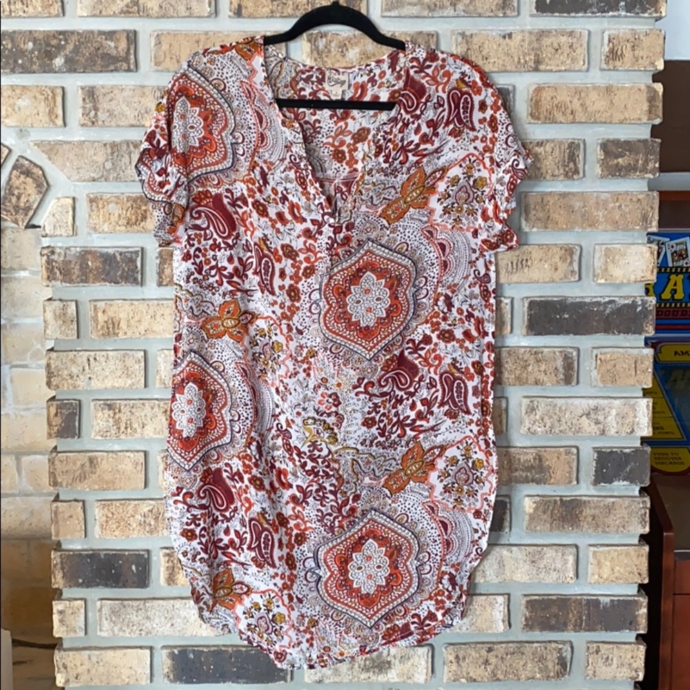 Paisley tunic